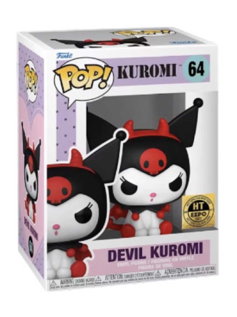 Funko Pop! Devil Kuromi 2022 Hot Topic Expo Exclusive Figure #64